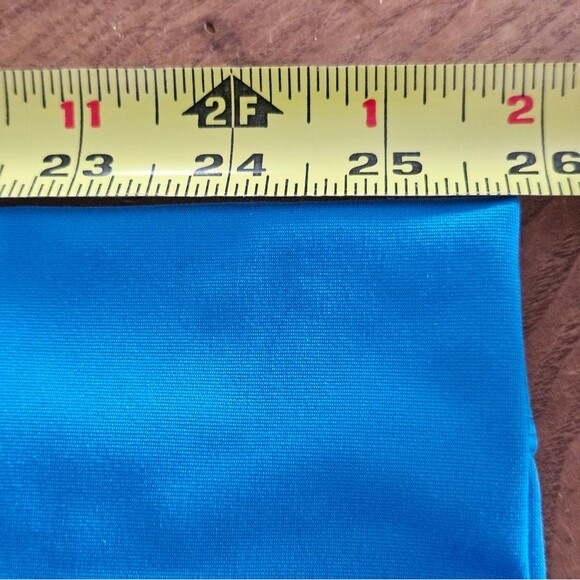 Womens Medium Blue Zip Up Sweatshirt Track Athletic Jacket Stretch - Picture 9 of 9